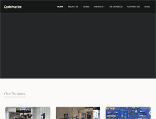 Tablet Screenshot of corkmarine.com